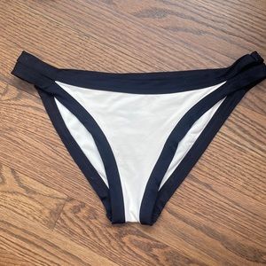 L*space cream/black bikini bottom